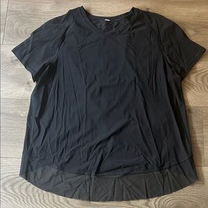 lululemon athletica Black Short Sleeve Tee